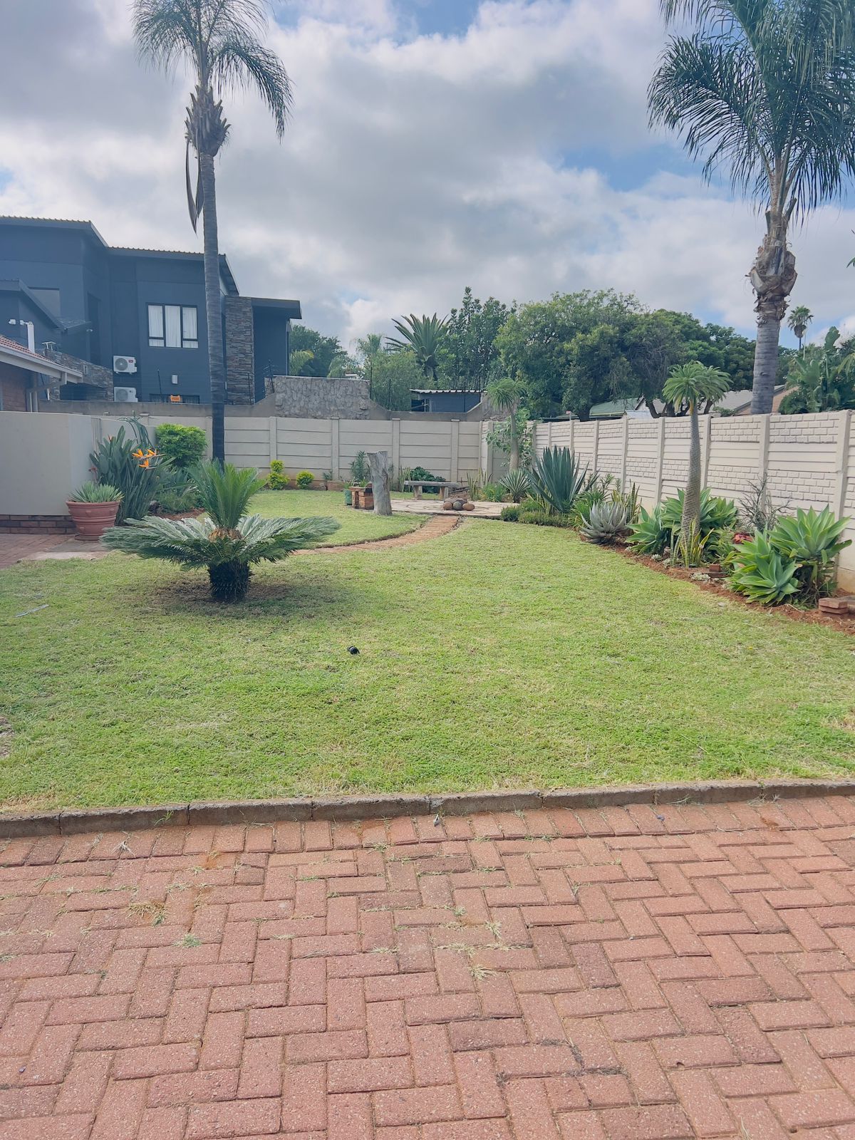 Landscaped back garden